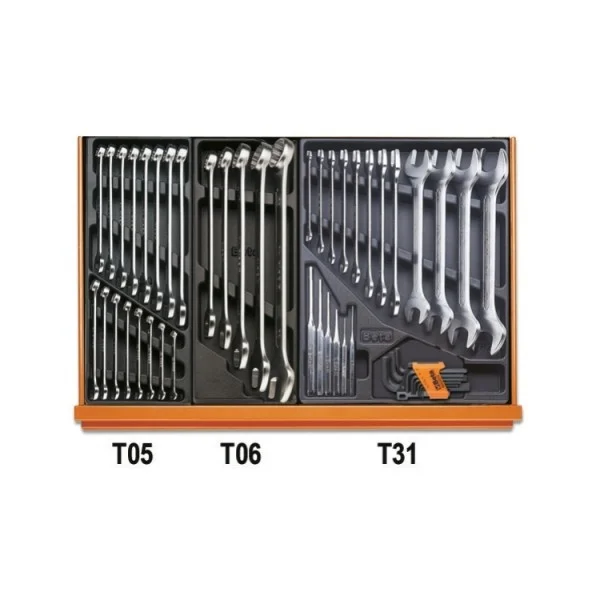 Beta 5910vi/3t assortimento utensili manutenzione industriale in termoformati 261 pz. 059101063 - dettaglio 2