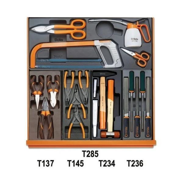 Beta 5910vi/3t assortimento utensili manutenzione industriale in termoformati 261 pz. 059101063 - dettaglio 5
