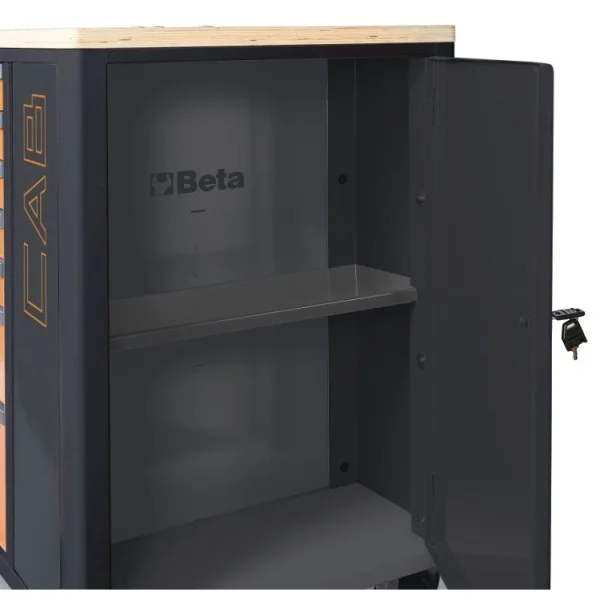 Beta rsc24l/cab cassettiera mobile 7 cassetti con armadietto rsc24l/cab - dettaglio 4
