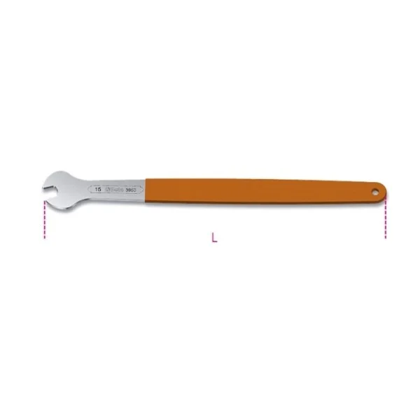 Beta 3953 chiavi cromate per pedali 039530015 - dettaglio 2