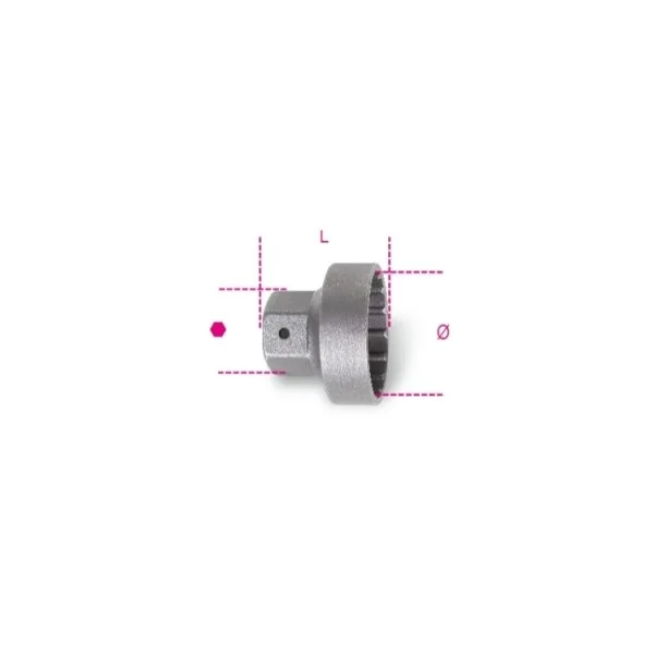 Beta 3973/1 chiave a bussola per movimento centrale 1/2" 039730010 - dettaglio 1