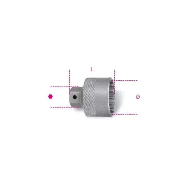 Beta 3973/3 chiave a bussola per movimento centrale 1/2" 039730030 - dettaglio 2