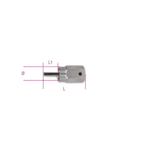 Beta 3984/3 chiave estrattore con perno per ruote libere shimano 039840030 - dettaglio 2