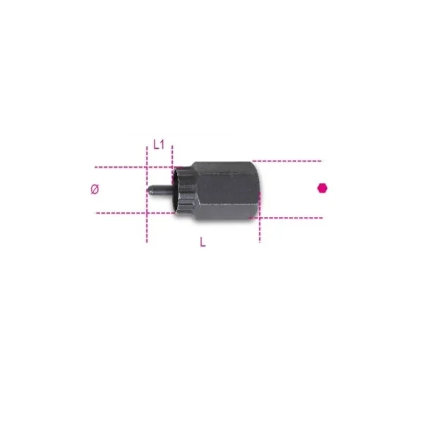 Beta 3984/4 chiave estrattore con perno per ruote libere campagnolo 039840040 - dettaglio 2