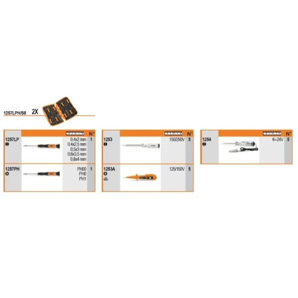 Beta 6600 m/380 assortimento con ganci senza pannello 71 pz. 066000380 - dettaglio 6