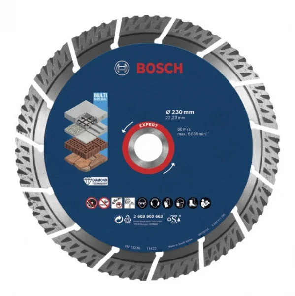 Bosch multimaterial disco diamantato expert 2608900661 - dettaglio 3