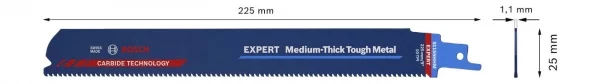 Bosch medium-thick tough metal lama per seghe universale expert 2608900374 - dettaglio 2