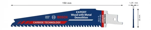 Bosch wood with metal demolition lama per seghe universale expert 2608900396 - dettaglio 2