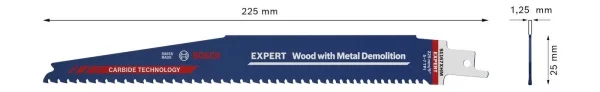 Bosch wood with metal demolition lama per seghe universale expert 2608900398 - dettaglio 2