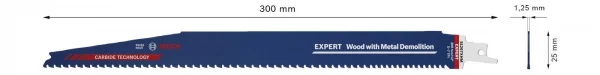 Bosch wood with metal demolition lama per seghe universale expert 2608900401 - dettaglio 2