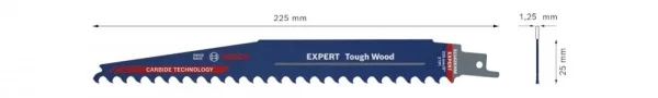 Bosch tough wood lama per seghe universale expert 2608900403 - dettaglio 2