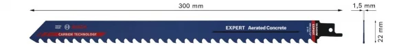 Bosch aerated concrete lama per seghe universale expert 2608900410 - dettaglio 2