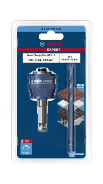 Bosch power change plus adattatore con punta di centraggio expert 2608900527 - dettaglio 3