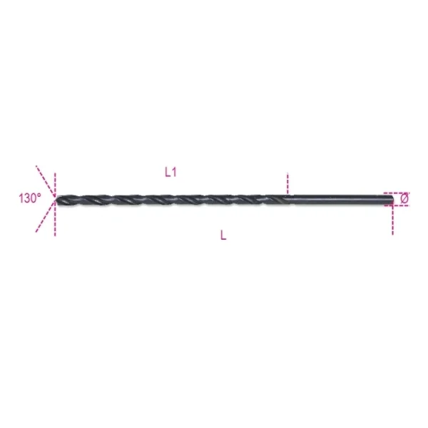 Beta 412xl punta extra lunga hss rettificata 412xl - dettaglio 2