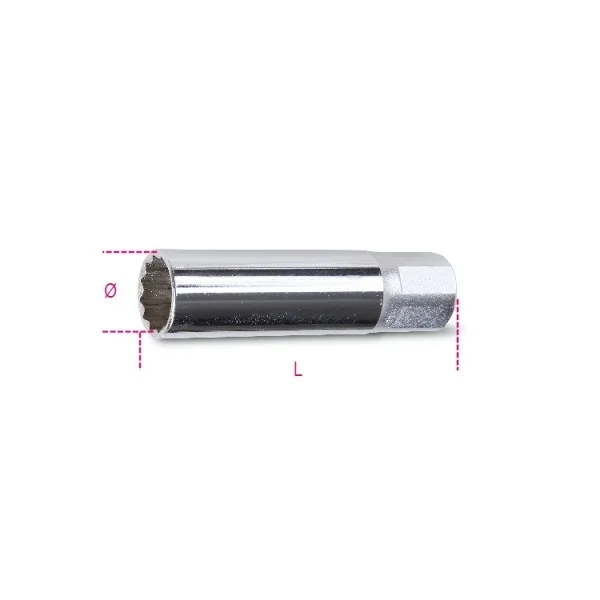 Beta 956f chiave a bussola per candele d'accensione 3/8" 956f - dettaglio 1