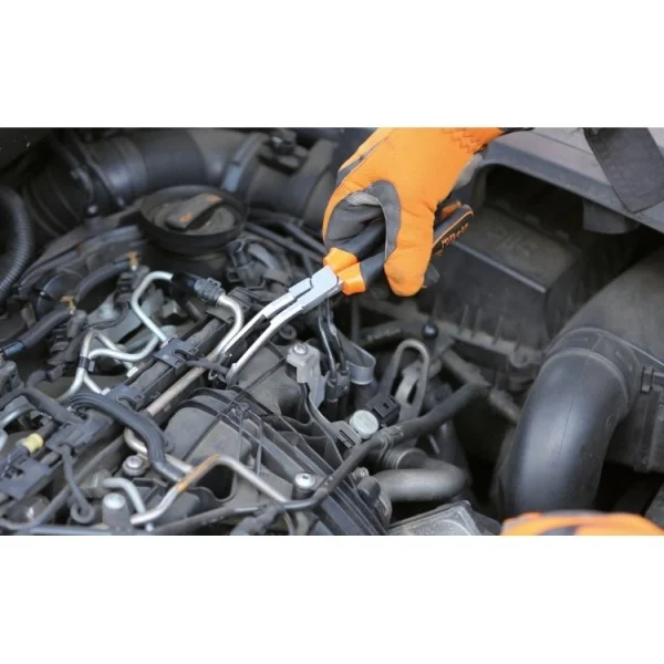 Beta 1474g pinza a becchi lunghi piegati per cappucci candelette 014740200 - dettaglio 2