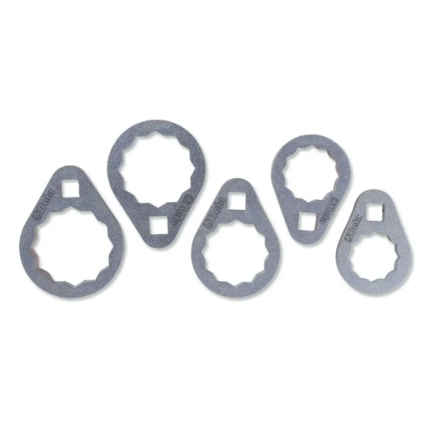 Beta 1493b/s5 set chiavi poligonali 3/8" per cartucce filtri olio 5 pz. 014930599 - dettaglio 1