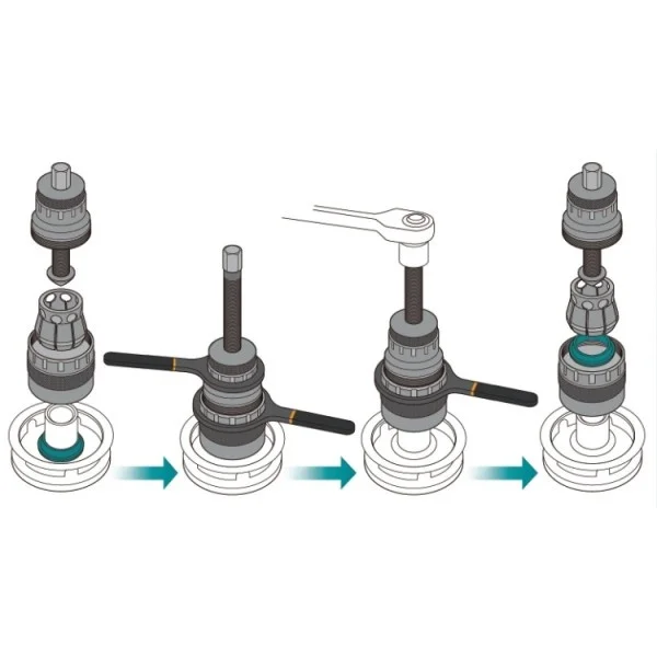 Beta 1531/c7 kit estrazione anelli interni cuscinetto 7 pz. 015310107 - dettaglio 2
