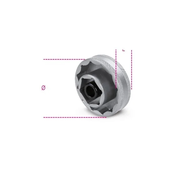 Beta 3075b bussola poligonale per dadi mozzo ruota ducati 030750155 - dettaglio 1