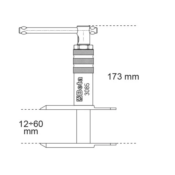 Beta 3085 attrezzo per separazione pistoncini freno 030850010 - dettaglio 2