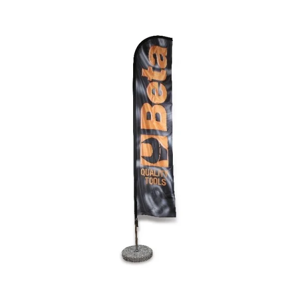 Beta collection 9561v bandiera a vela con asta e base 4x0,75 m 095610001 - dettaglio 1