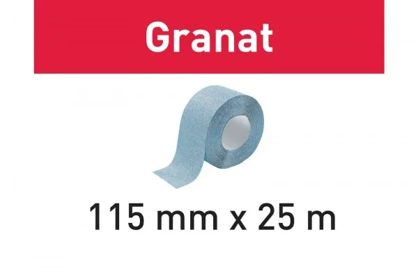 Festool rotolo abrasivo granat 115 mm x 25m 115x25m granat - dettaglio 1