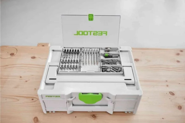 Festool bks sys3 100mm ce cassetta con assortimento di inserti centrotec 6 pz. 577399 - dettaglio 3