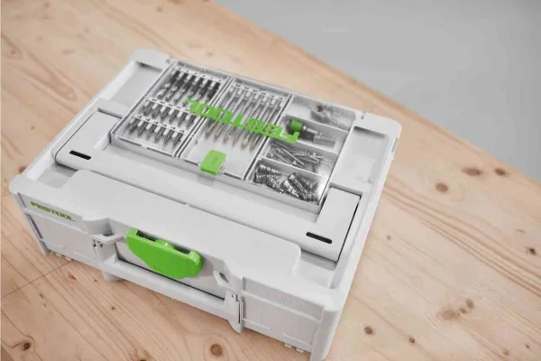 Festool bks sys3 100mm ce cassetta con assortimento di inserti centrotec 6 pz. 577399 - dettaglio 5