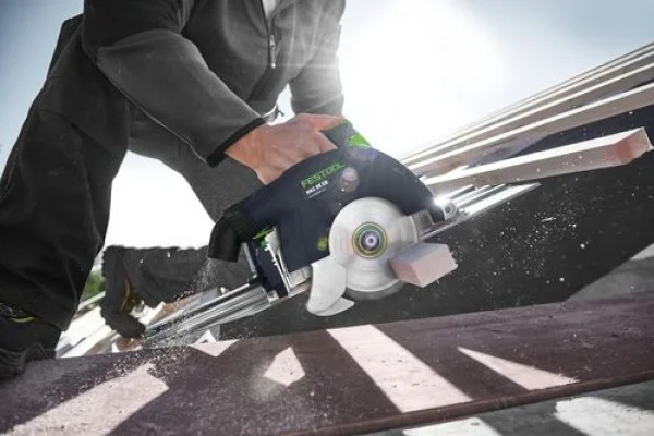 Festool HKC 55 EB-Basic-5,0 Sega circolare a cappa oscillante 18 V a batteria - 577034