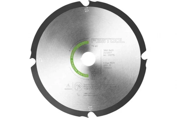 Festool dia 168x1,8x20 f4 lama diamantata abrasive materials 205769 - dettaglio 2