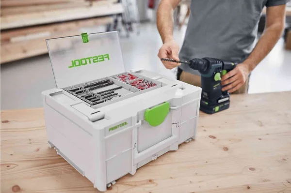 Festool sys3 df m 187 valigetta systainer con coperchio trasparente 577347 - dettaglio 3