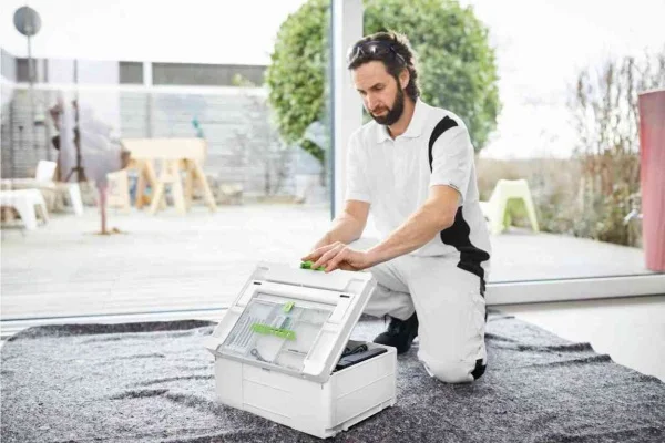 Festool sys3 df m 187 valigetta systainer con coperchio trasparente 577347 - dettaglio 8
