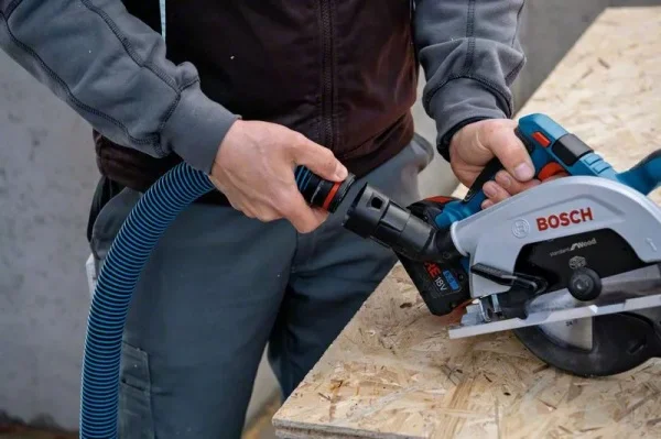 Bosch gks 18v-57-2 sega circolare brushless 18 v senza batteria 06016c1201 - dettaglio 9
