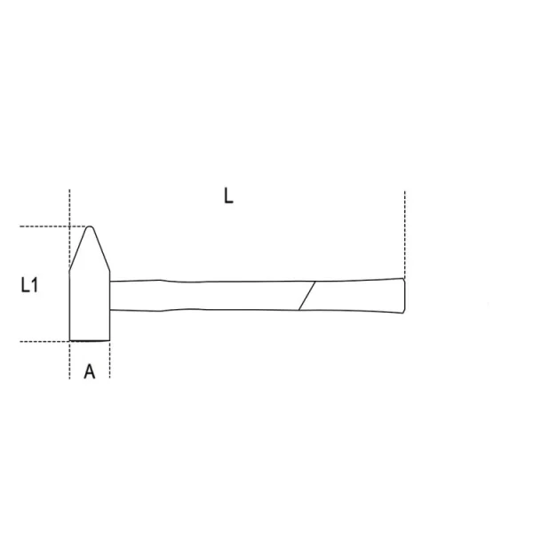 Beta 1370t-hs 300 martello tipo tedesco 300 g 013704630 - dettaglio 4