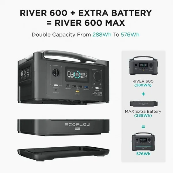 Ecoflow batteria supplementare per river eco66278 - dettaglio 2