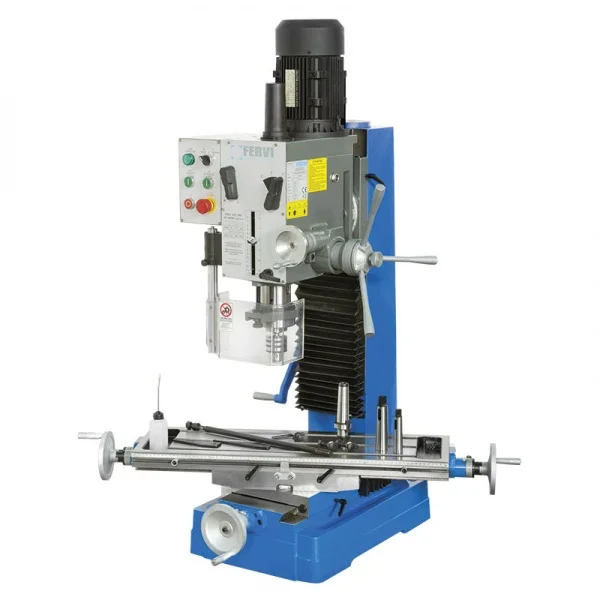 Fervi t044/230v trapano fresa da banco 230 v ad ingranaggi - dettaglio 1