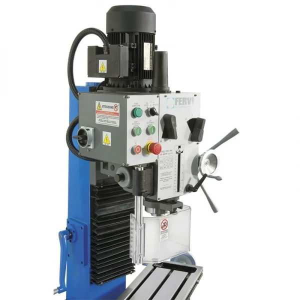 Fervi t044/400v trapano fresa da banco 400 v ad ingranaggi - dettaglio 2