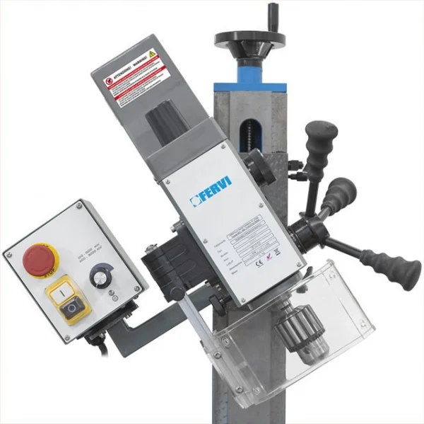 Fervi t059/16v trapano fresa da banco 500 w ad ingranaggi - dettaglio 2