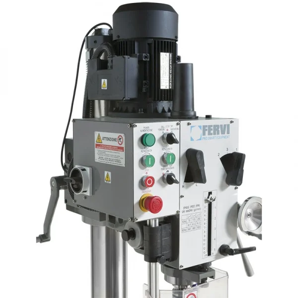 Fervi t047/400v trapano fresa da banco 400 v con raffreddamento - dettaglio 4