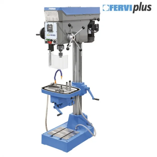 Fervi t072 trapano a colonna con trasmissione a cinghia 400 v - dettaglio 1