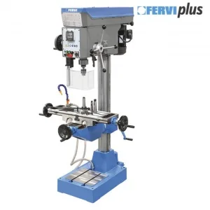 Fervi t073 trapano fresa a colonna con trasmissione a cinghia - dettaglio 1