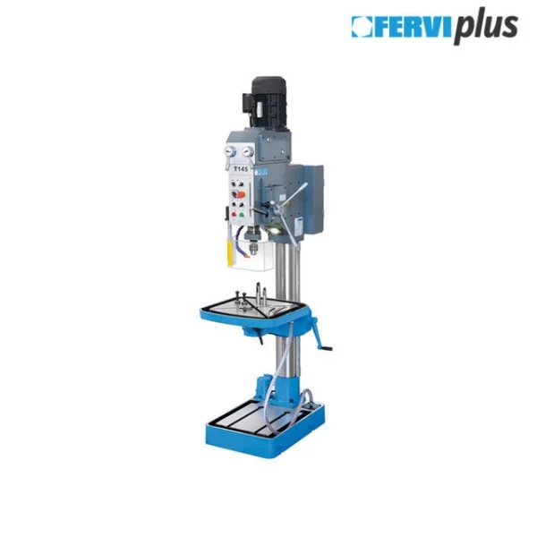 Fervi t145 trapano ad ingranaggi con discesa automatica 400 v - dettaglio 1