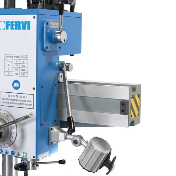 Fervi tr01/180 trapano radiale con discesa automatica a colonna 180 mm - dettaglio 2