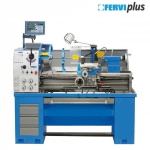 Fervi t069/400v3a tornio parallelo ad ingranaggi 400 v con visualizzatore - dettaglio 1