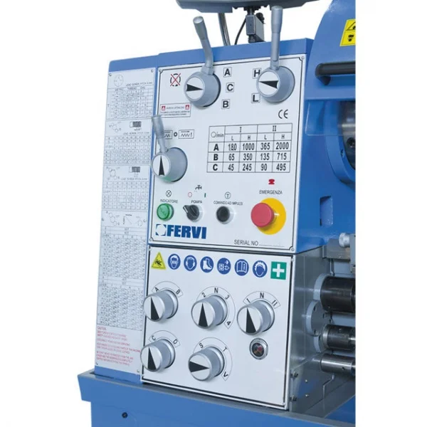 Fervi t070/400vi3a tornio parallelo 400 v con visualizzatore ed inverter - dettaglio 6