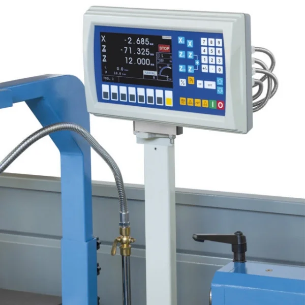 Fervi t075i tornio parallelo professionale 400 v con inverter e visualizzatore - dettaglio 2