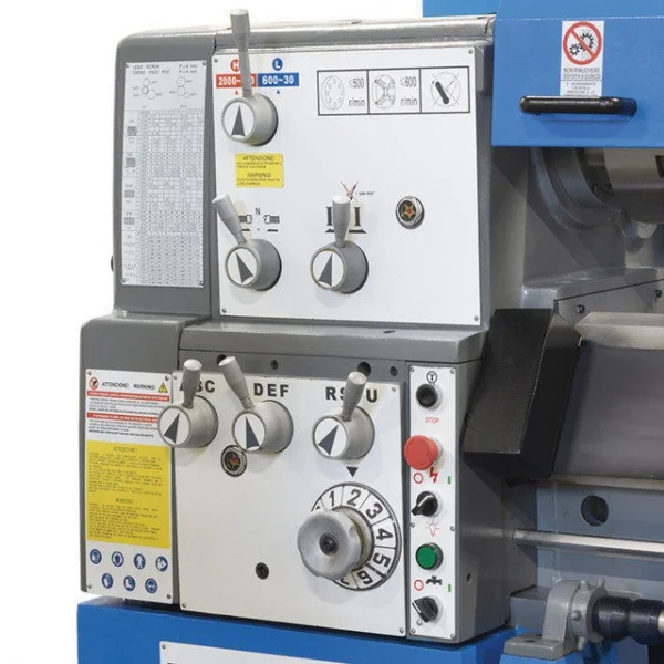 Fervi t075i tornio parallelo professionale 400 v con inverter e visualizzatore - dettaglio 6