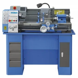 Fervi t750 tornio parallelo 290 mm con banco - dettaglio 1