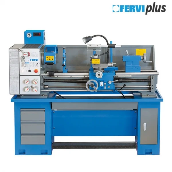 Fervi t940/230vi tornio parallelo 320 mm con inverter e banco - dettaglio 1