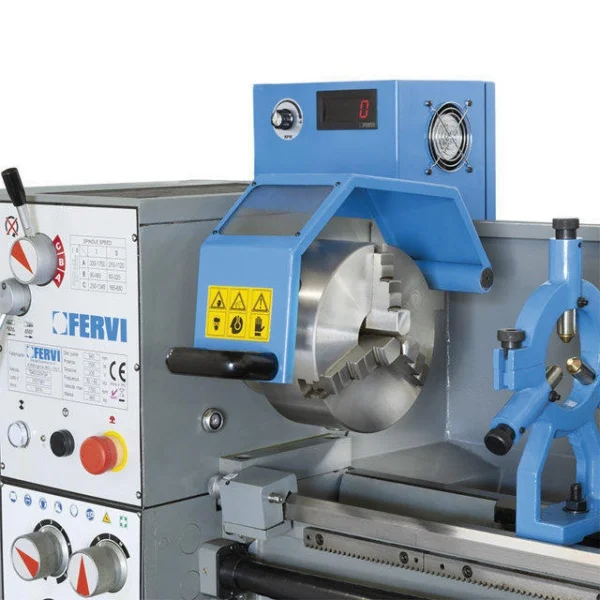 Fervi t940/230vi tornio parallelo 320 mm con inverter e banco - dettaglio 3